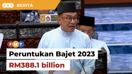 TERKINI: Belanjawan 2023 berjumlah RM388.1 billion