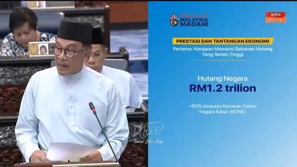 Hutang negara menjangkau RM1.2 trillion - PM