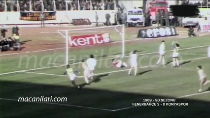 Fenerbahçe 2-0 Konyaspor [HD] 18.02.1990 - 1989-1990 1st League Matchday 20 + Post-Match Comments