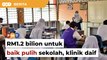 Belanjawan 2023: 400 klinik, 380 sekolah daif dapat peruntukan RM1.2 bilion untuk baik pulih