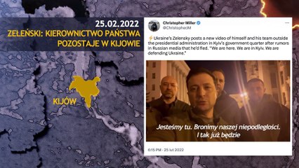 Rok wojny na Ukrainie - Mapa V2