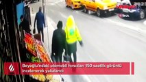 Beyoğlu'ndaki otomobil hırsızları 150 saatlik görüntü incelenerek yakalandı