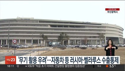 '무기 활용 우려'…자동차 등 러시아·벨라루스 수출통제