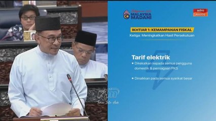 Kerajaan akan perkenal Cukai Barangan Mewah mulai tahun ini - PM