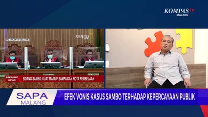 Efek Vonis Kasus Sambo Terhadap Kepercayaan Publik. Bagian 3