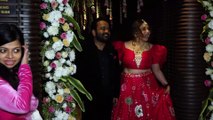 Maanvi Gagroo and Kumar Varun host wedding reception for family and friends