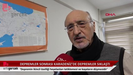 Depremler sonrası Karadeniz'de heyelanlar sıklaştı... Minibüsün üstüne kayalar düştü