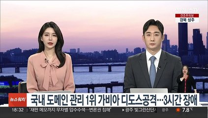 국내 도메인 관리 1위 가비아 디도스공격…3시간 장애