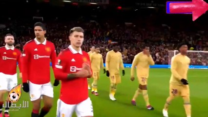 ملخص كامل حتى اللحظات الأخيرة | ملخص مباراة برشلونة ومانشستر يونايتد - قمة نارية وجنون الشوالي