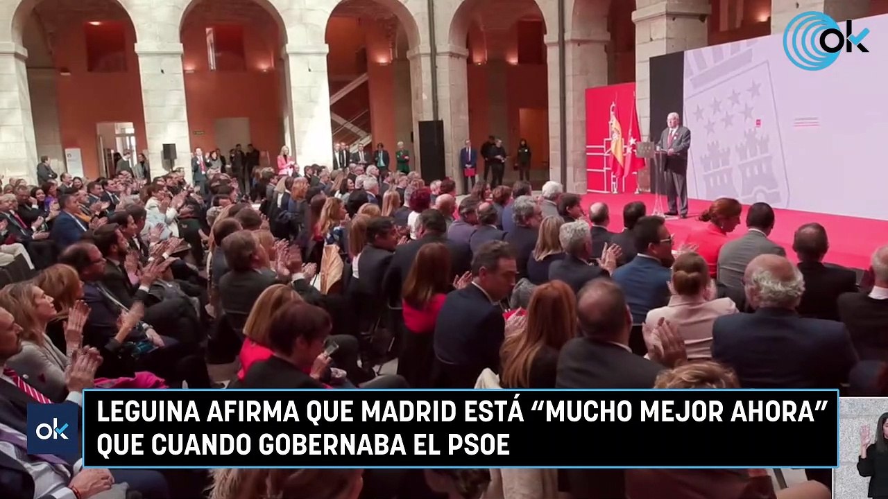 Leguina afirma que Madrid está "mucho mejor ahora" que cuando gobernaba el PSOE