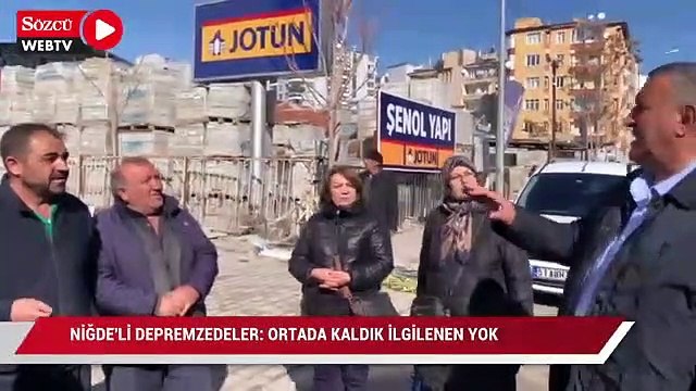 Niğdeli depremzedeler CHP’li Gürer’e dert yandı: Ortada kaldık