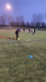 U12B / ENTRAÎNEMENT DU 23 FÉVRIER 2023/ TRAVAIL PIED FAIBLE