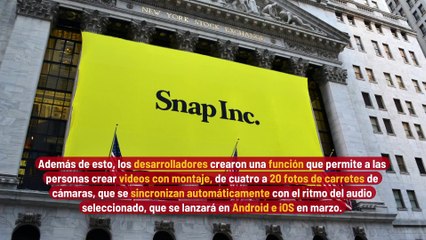 Snapchat agrega más herramientas de audio