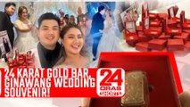 24 karat gold bar, ginawang wedding souvenir!  | 24 Oras Shorts