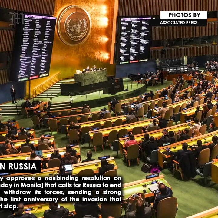 UN resolution on Russia