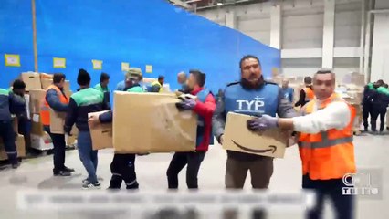 Depremzedeler için lojistik üs! Yardımların kalbi Kayseri