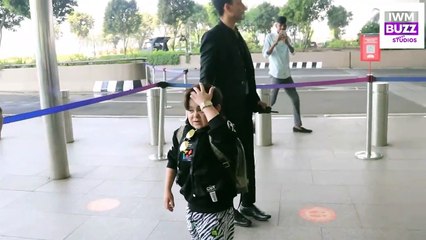 Abdu Rozik and Tara Sutaria Spotted At Airport