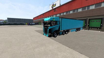 ETS 2: Geladeira deitada na entrega do Sorvete Mapa Original  /   Luxemburgo    ➾   Metz 