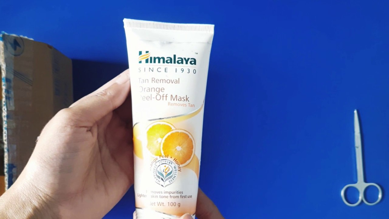 Himalayan Tan removal orange peel off mask(pouch)reviewHindiHimalaya