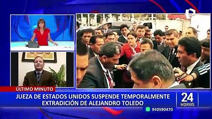 James Rodríguez: “Una jueza sí puede suspender el proceso de extradición de Alejandro Toledo”