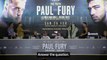 'Tyson can't be in the ring with you': tempers flare between Jake Paul and Tommy Fury