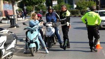 Manavgat'ta denetlenen 300 motosikletten 26'sına ceza uygulandı