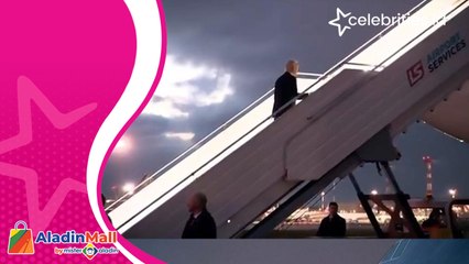 Detik-Detik Joe Biden Presiden Amerika Jatuh dari Tangga, Tersandung saat Naik Pesawat