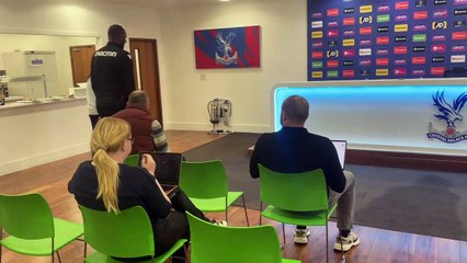 Crystal Palace Press Conference ahead of Liverpool