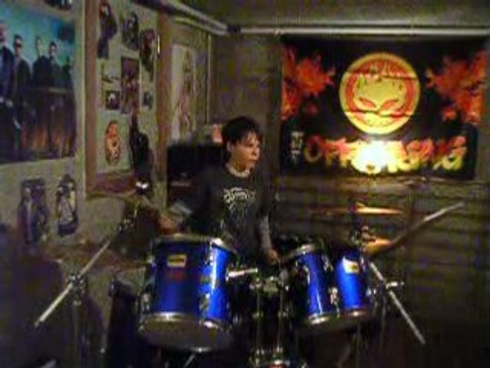 evanescence going under drum cover
