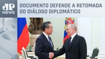 China pede à Rússia retomada das negociações de paz e alerta contra uso de armas nucleares