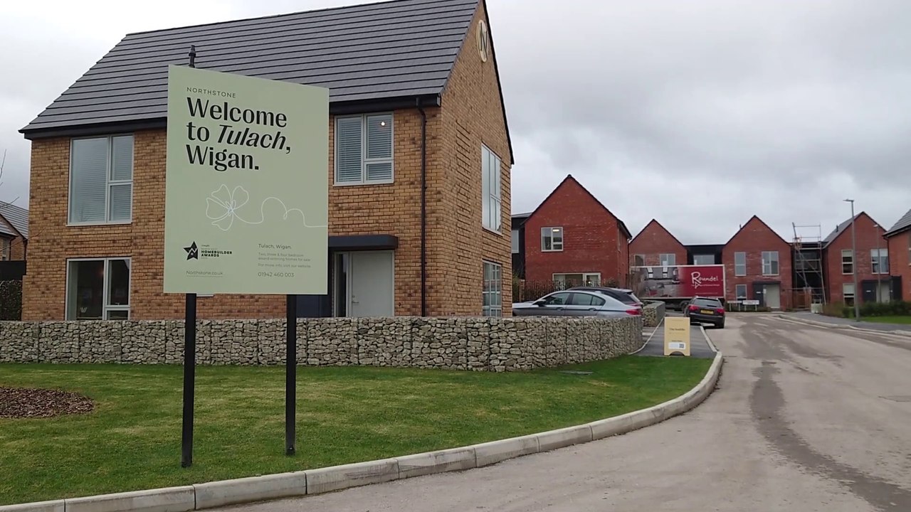 New housing development in Wigan