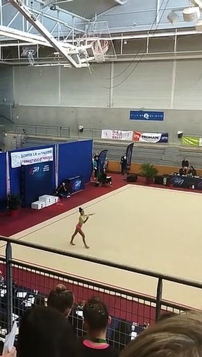 Anastasia, championne de France de gymnastique rythmique 2022, et vice championne en 2023.