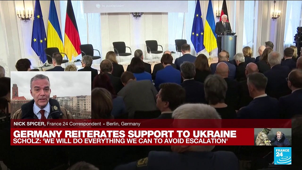 Scholz says Germany will support Ukraine "as strongly and as long as necessary"