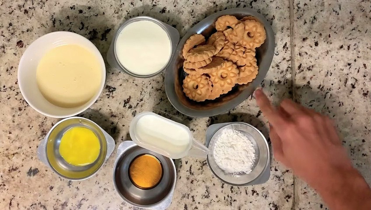 Pavê de biscoito rosquinhas