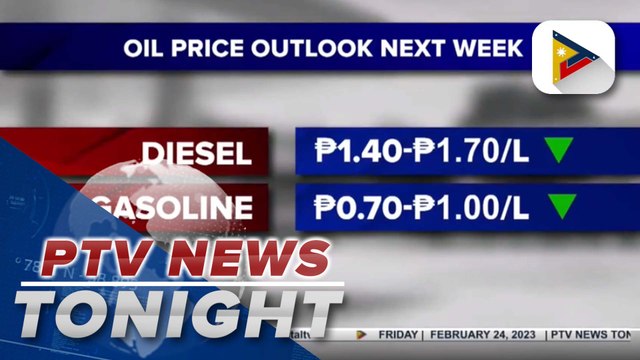 Diesel, gasoline prices seen to go down next week