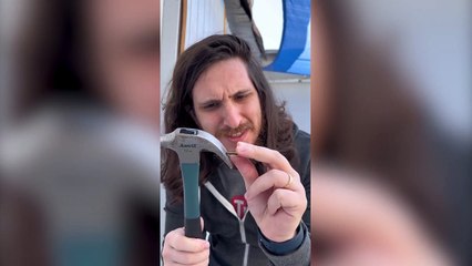 DIY expert says "we've all been using hammers wrong" and shared the right way to hit a nail into a wall