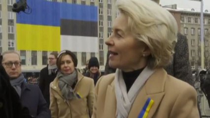 Von der Leyen a Tallinn alla parata militare della Nato