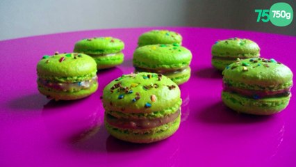 Macarons aux m&m's