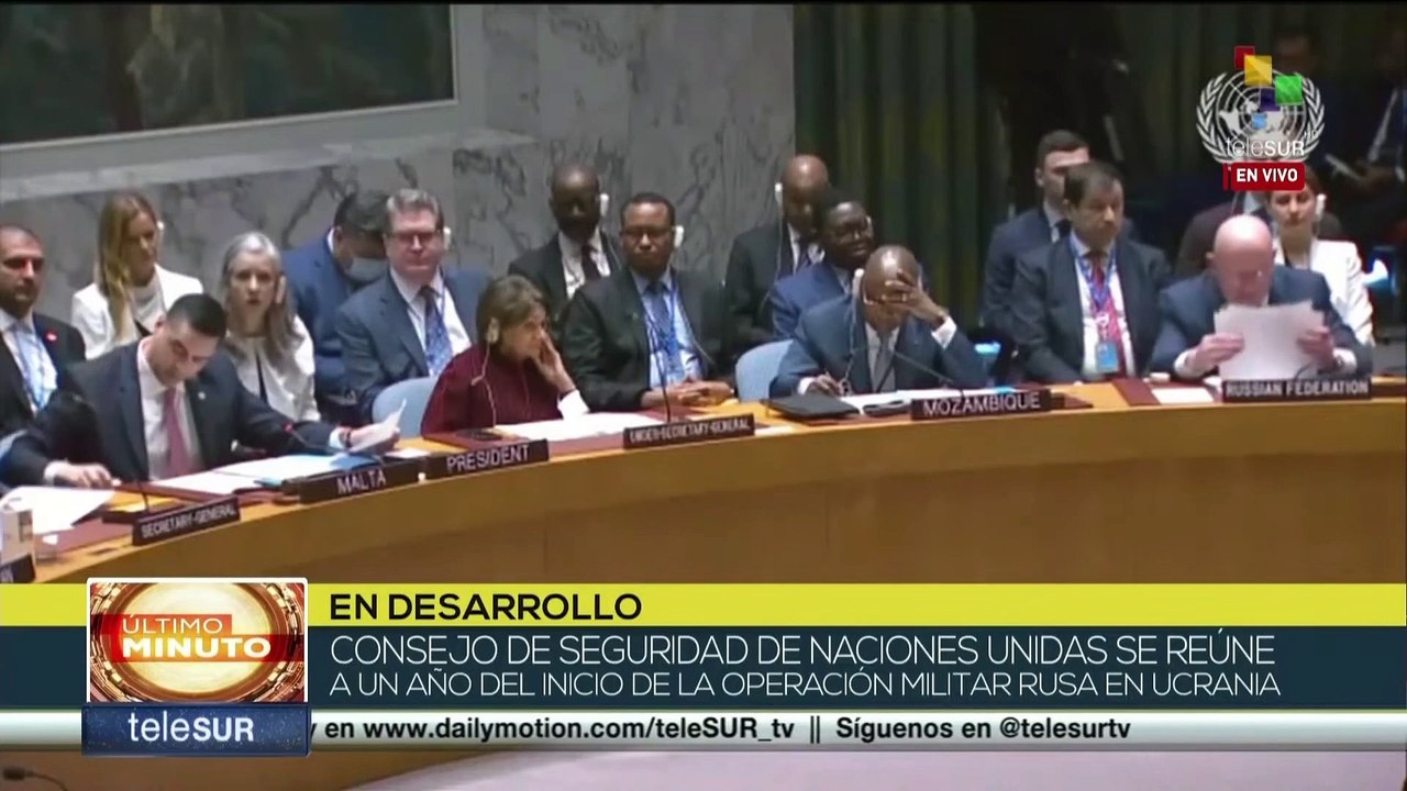 Consejo de Seguridad de la ONU debate conflicto ruso-ucraniano