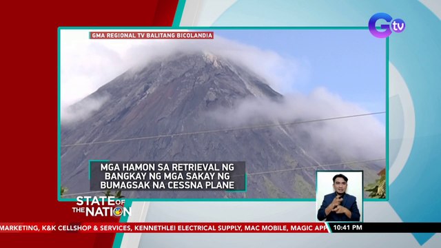 Mga hamon sa retrieval ng bangkay ng mga sakay ng bumagsak na Cessna Plane | SONA