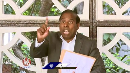 KA Paul Arguments With Unknown Person In Press Meet | V6 News