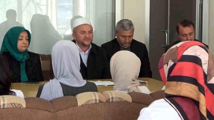 Acılı babanın yürek yakan sözlerine kayıtsız kalmadılar... Hatim duası yapıldı