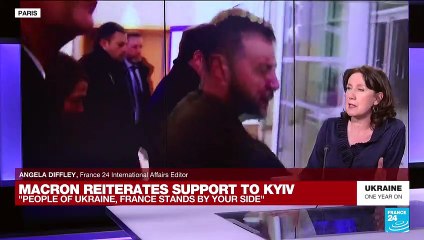 France stands by Ukraine, Macron says on one-year war anniversary