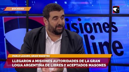 Llegaron a misiones autoridades de la gran logia argentina de libres y aceptados masones