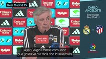 El capote de Ancelotti a Sergio Ramos: veteranos, canteranos y Buffon