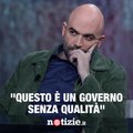 Roberto Saviano contro l'esecutivo Meloni: 