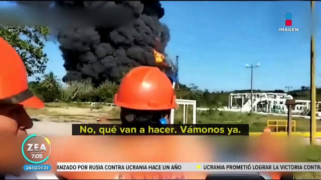 Explota ducto de Pemex en Veracruz