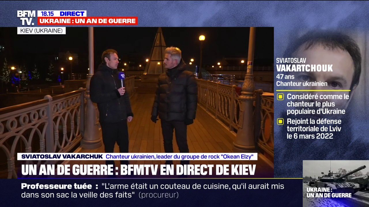 Sviatoslav Vakarchuk, chanteur ukrainien: "Avan...