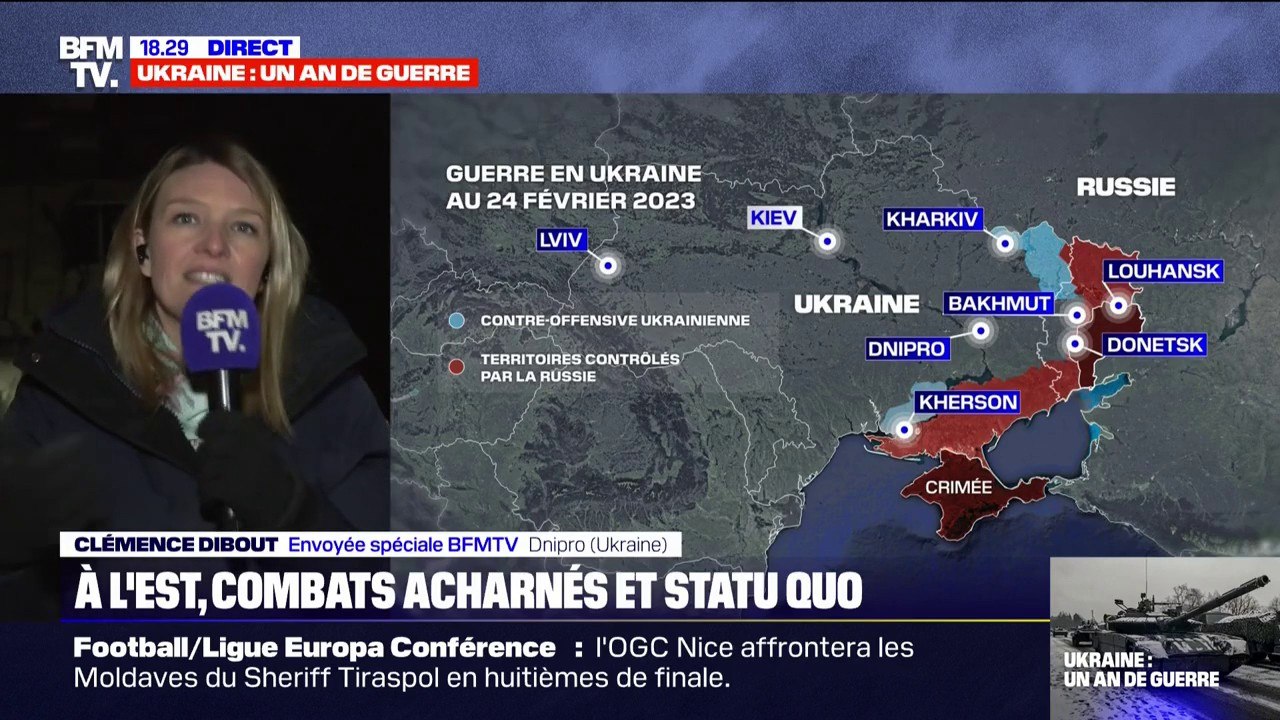 Un an après le début de la guerre, les Russes progressent petit à petit  autour de la ville de Bakhmout, sur le front Est