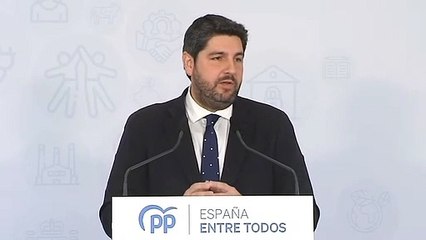 El presidente de la Región de Murcia, Fernando López Miras, este viernes, en la Convención de Economía Familiar y Vivienda.